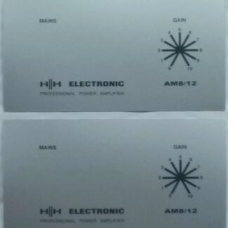 HH electronic AM 8/12 decal.