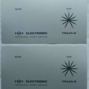 HH electronic tpa25-d decal