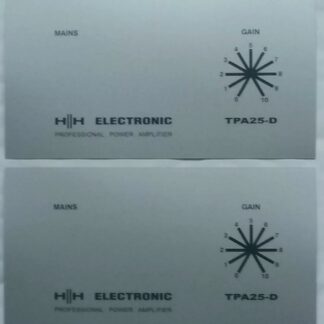 HH electronic tpa25-d decal